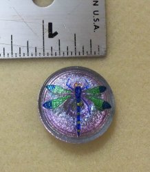 Thumbnail of MEDIUM Dragonfly, shank style button