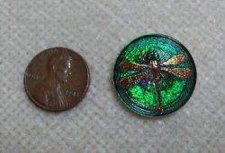 Thumbnail of SMALL Dragonfly, shank style button