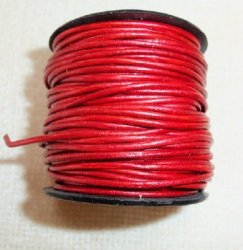 Thumbnail of 1.5mm Metallic Morocco Red, 2 yards