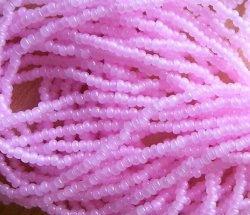 Thumbnail of Size 11, Pink Ceylon AB, Jablonex, 6 strand hank