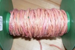 Thumbnail of Hand Dyed Sikl Cord, Salmon