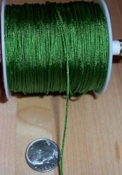 Thumbnail of Asian Knotting Cord about .8mm Dia Avocado