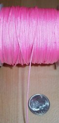 Thumbnail of Asian Knotting Cord about .7mm Dia Pink, perfect for kumihimo