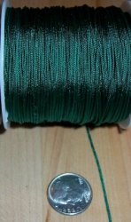 Thumbnail of Asian Knotting Cord about .8mm Dia Hunter Green