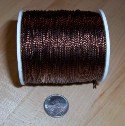 Thumbnail of Copper Metallic Cord, about 1mm diameter, sold by the yard