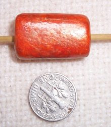 Thumbnail of Pillow Rectangle Tangerine w/ Gold Gilt