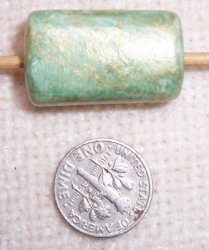 Thumbnail of Pillow Rectangle Seafoam w/ Gold Gilt