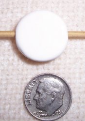 Thumbnail of Bisqued Coin Bead, sold individually