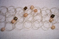Thumbnail of Light Salmon Crocheted Wire