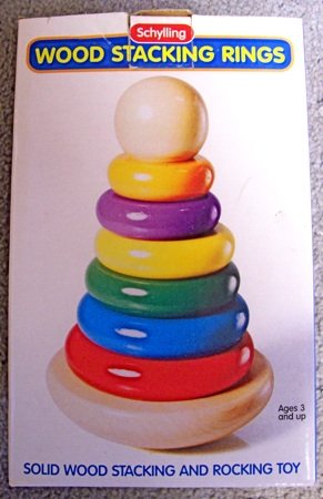wooden stacking rings