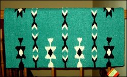 Thumbnail of Mohawk Western Saddle Blanket - Teal