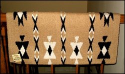 Thumbnail of Mohawk Western Saddle Blanket - Tan
