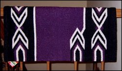 Thumbnail of Tomahawk Western Saddle Blanket - Purple
