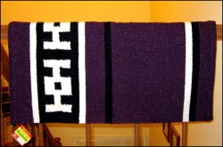 Thumbnail of Shawnee Western Saddle Blanket - Purple