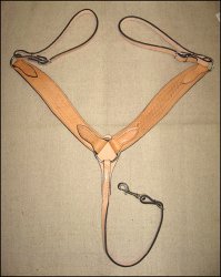 Thumbnail of Leather Breast Collar Basket Weave Light Oil 