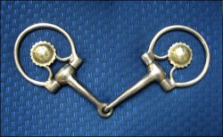 Thumbnail of O Ring Snaffle & Silver Concho Western Bit