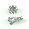 Thumbnail of SSCONE01  Sterling silver hammered cone 11mm - Bali style