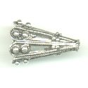 Thumbnail of TurkCAP03 - Sterling silver medium/large decorated cone - made in Turkey