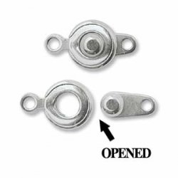 Thumbnail of SPSnap - Silver plated snap clasp