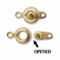Thumbnail of GPSnap - Gold plated snap clasp