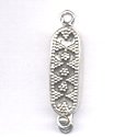 Thumbnail of SSBOX04 - Sterling silver long oval box clasp - Bali style