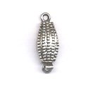 Thumbnail of SSBOX20 - Sterling silver oval box clasp - Bali style