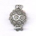 Thumbnail of SSBOX22 - Sterling silver round double strand box clasp - Bali style
