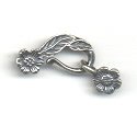 Thumbnail of SSHOOK09 - Sterling silver tiny flower hook - Turkish