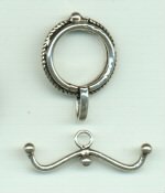 Thumbnail of SSTOG06 - Med/Lg toggle with edging on ring & bicycle handlebar
