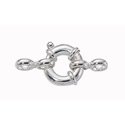 Thumbnail of SSLgSpringRing12 - Sterling 12mm large fancy spring ring - Italian