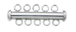 Thumbnail of SSTube5 - Sterling 5 strand friction tube clasp - Italian