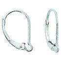 Thumbnail of SSEar08 - Sterling silver interchangeable leverback earring - Italy