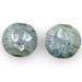 Thumbnail of UnicorneCoin21346 - Large Moonlight Blue Coin Bead - USA made