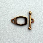 Thumbnail of SakiBrTog09 - Saki bronze keyhole toggle - made in Thailand