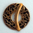 Thumbnail of SakiBrTog71 - Saki bronze relief cut toggle-smooth banana bar - Thailand