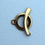 Thumbnail of SakiBrTog78 - Saki bronze plain round toggle w/banana bar - Thailand