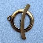 Thumbnail of SakiBrTog94 - Saki bronze plain round toggle w/banana bar - Thailand