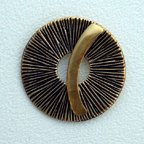 Thumbnail of SakiBrTog96 - Saki bronze round sunray toggle w/banana bar - Thailand