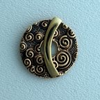Thumbnail of SakiBrTog138 - Saki bronze asymetrical design toggle - Thailand