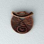 Thumbnail of SakiBrTog140 - Saki bronze rnd. ray toggle w/Thai design - Thailand