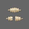 Thumbnail of GPMagnetic05 - Gold plate magnetic bicone ball clasp
