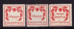 Thumbnail of 1907 U.S. Red Cross Christmas TB Seal Collection, Types 1, 1.2, 2