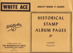 Thumbnail of Chess on Stamps, White Ace Album Pages