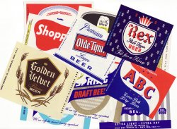 Thumbnail of  Beer Vintage Label Collection,  15 diff., Mint!