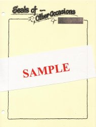 Thumbnail of  Charity Seal Album Pages, Blank
