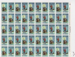 Thumbnail of Boys Town 22.23x2, 1970 Boys Town Charity Seals, Type 2, Sheet/50