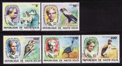 Thumbnail of Burkino Faso 368-9, C212-14, Albert Schweitzer, Birds, NH