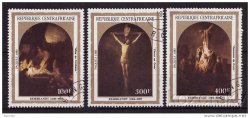 Thumbnail of CAR 585-7, Central Africa Republic, Easter, Rembrandt Paintings, NH