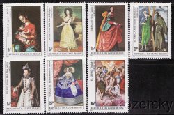 Thumbnail of Guinea-Bissau 553-60, Paintings by Spanish Artists, S/S, MNH