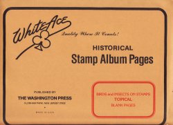 Thumbnail of Birds and Insects on Stamps, White Ace Album Pages
